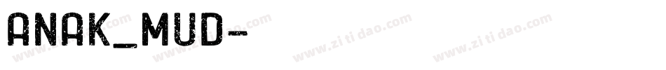 Anak_Mud字体转换