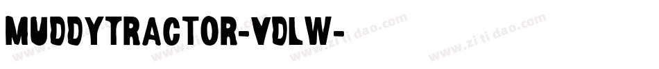 MuddyTractor-VdLw字体转换