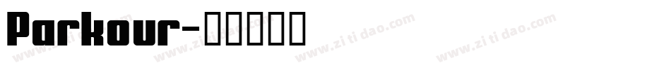Parkour字体转换