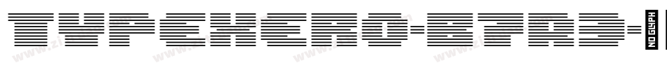 TypeXero-B7R3字体转换 TypeXero-B7R3字体转换