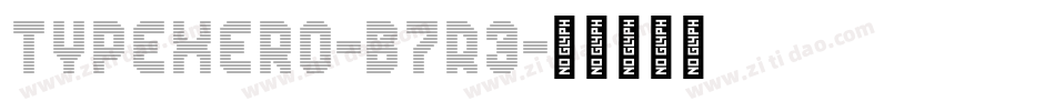 TypeXero-B7R3字体转换 TypeXero-B7R3字体转换