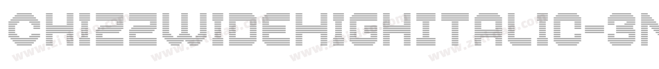 ChizzWideHighItalic-3m3字体转换