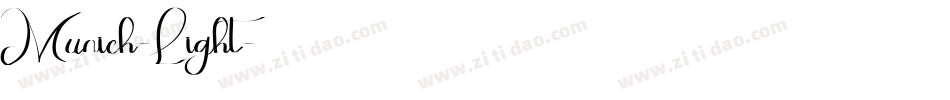 Munich-Light字体转换