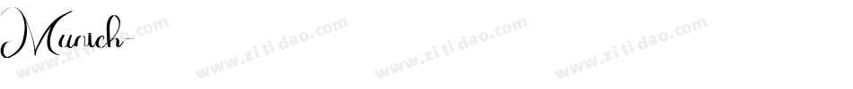 Munich字体转换