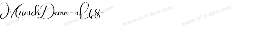 MunichDemo-rL68字体转换