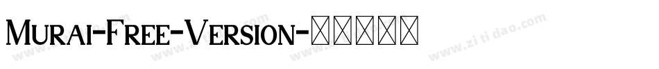Murai-Free-Version字体转换