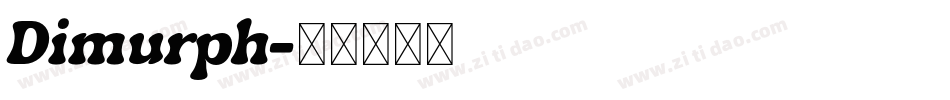 Dimurph字体转换