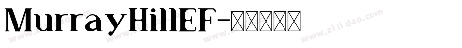 MurrayHillEF字体转换