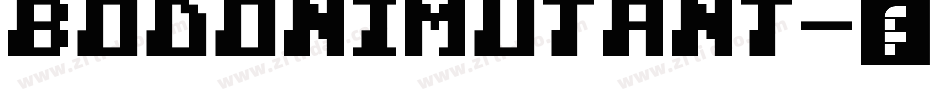 BodoniMutant字体转换