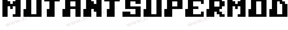 MutantSupermodel-89A字体转换