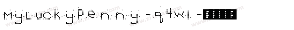 MyLuckyPenny-q4wl字体转换