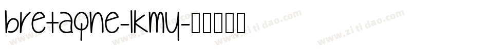 Bretagne-lKMy字体转换