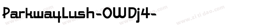 ParkwayLush-0WDj4字体转换