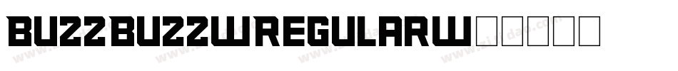BuzzBuzz-Regular字体转换