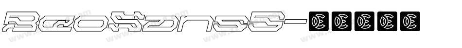 BeoSans5字体转换