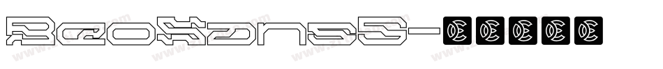 BeoSans5字体转换