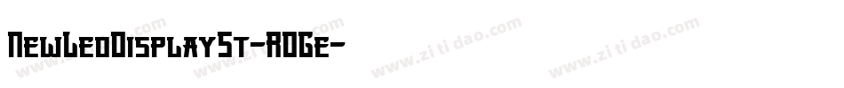 NewLedDisplaySt-RD6e字体转换