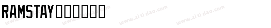 Ramstay字体转换