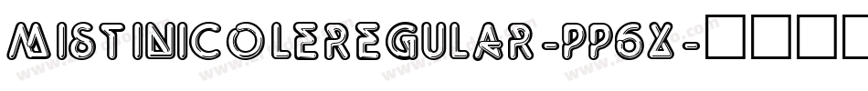MistiNicoleRegular-Pp6x字体转换