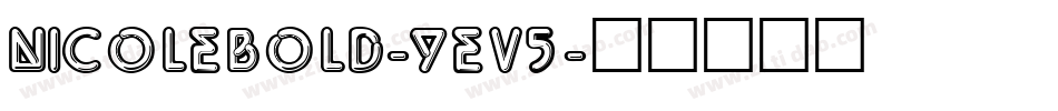 NicoleBold-yev5字体转换