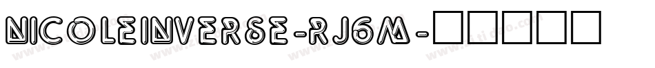 NicoleInverse-Rj6M字体转换