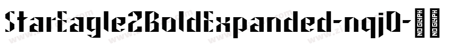 StarEagle2BoldExpanded-nqj0字体转换