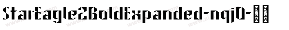StarEagle2BoldExpanded-nqj0字体转换