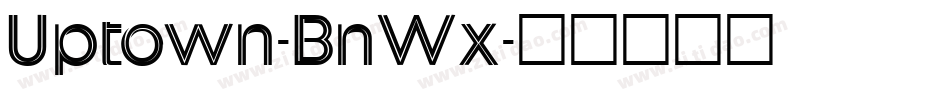 Uptown-BnWx字体转换