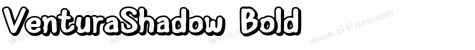 VenturaShadow-Bold字体转换