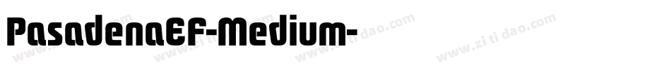 PasadenaEF-Medium字体转换