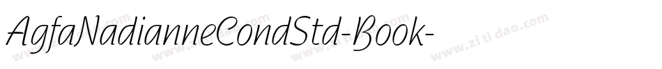 AgfaNadianneCondStd-Book字体转换