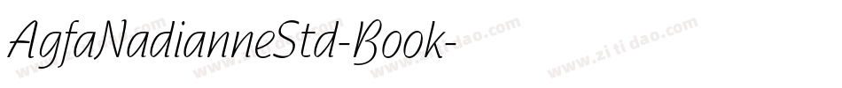 AgfaNadianneStd-Book字体转换