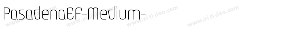 PasadenaEF-Medium字体转换