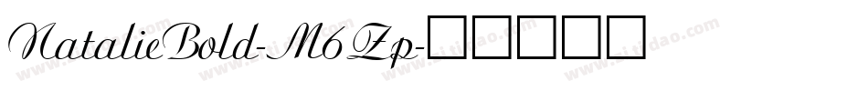 NatalieBold-M6Zp字体转换