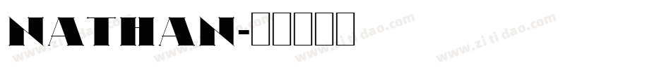 NATHAN字体转换