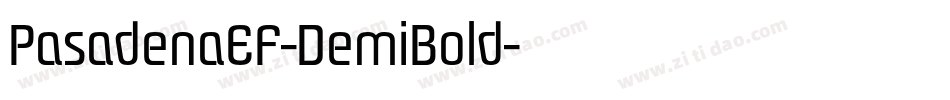 PasadenaEF-DemiBold字体转换