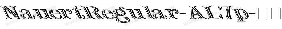 NauertRegular-AL7p字体转换