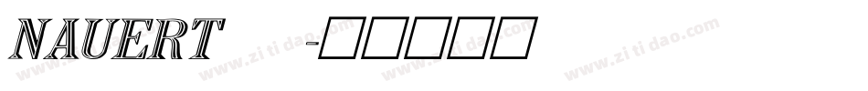 NAUERT__字体转换