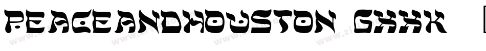 PeaceAndHouston-gxxK3字体转换