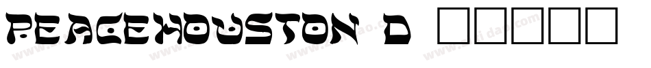 peacehouston3d字体转换