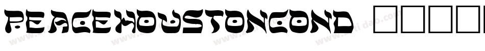 peacehoustoncond字体转换