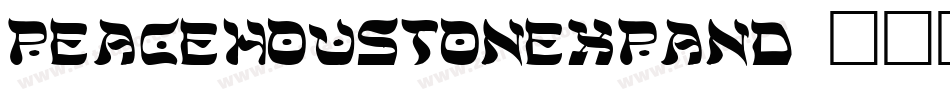 peacehoustonexpand字体转换