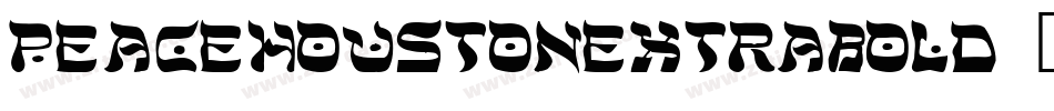 peacehoustonextrabold字体转换