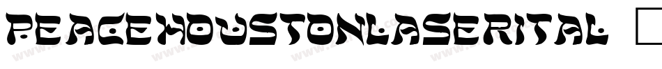 peacehoustonlaserital字体转换