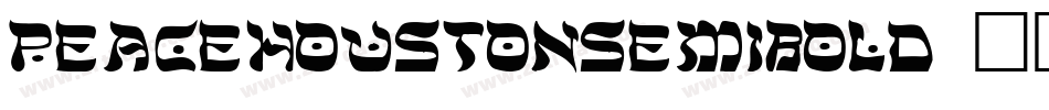peacehoustonsemibold字体转换