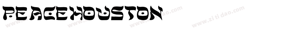 peacehouston字体转换