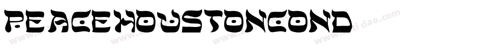 peacehoustoncond字体转换