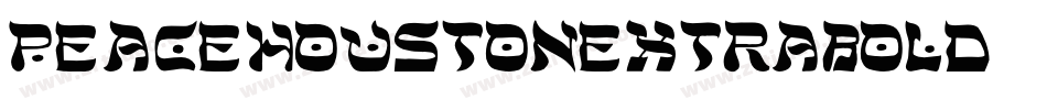 peacehoustonextrabold字体转换