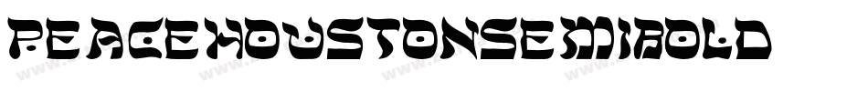 peacehoustonsemibold字体转换