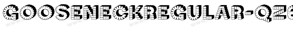 GooseNeckRegular-qZ6V字体转换